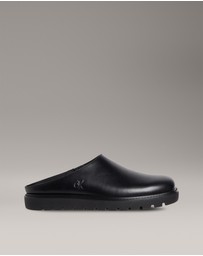 Calvin Klein - Square Leather Mules