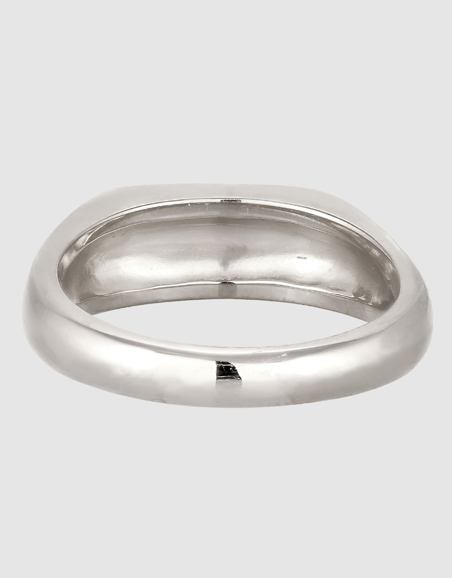 Kuzzoi - ICONIC EXCLUSIVE - Enamel Signet Ring in 925 Sterling Silver