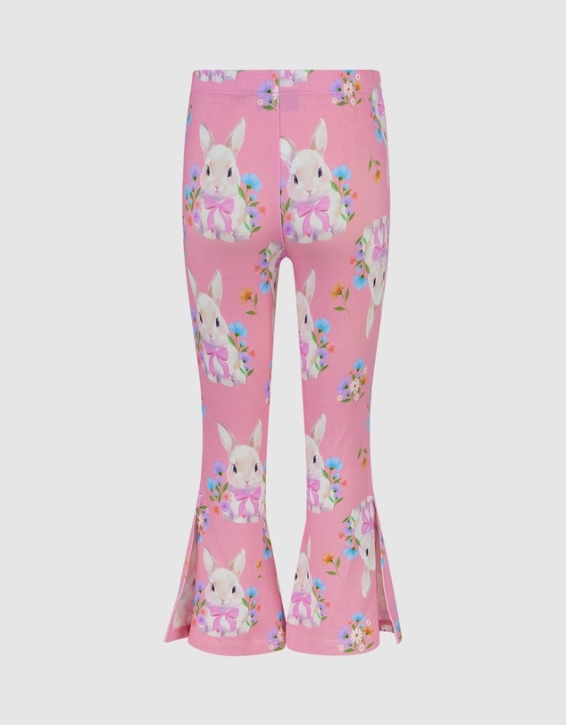 Rock Your Kid - Hunny Bunny Bonnie Flare Legging in Peach