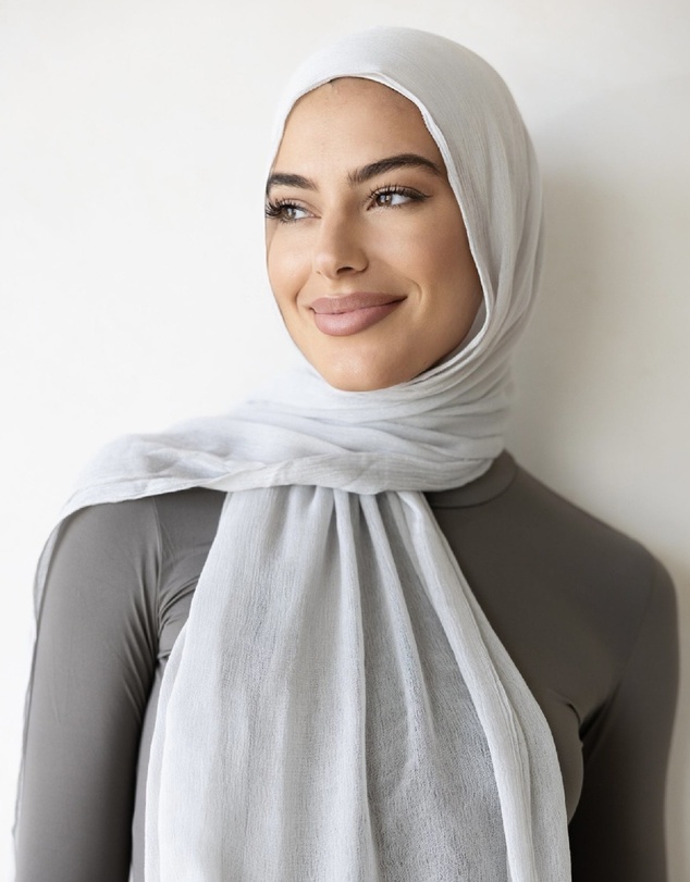 Mod Squad - Luxe Rayon Hijab Frayed Edge - CLOUD 5