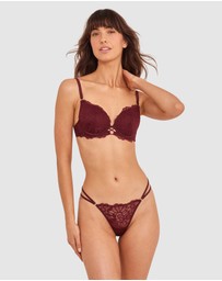 Bras N Things - Daisy String - Berry