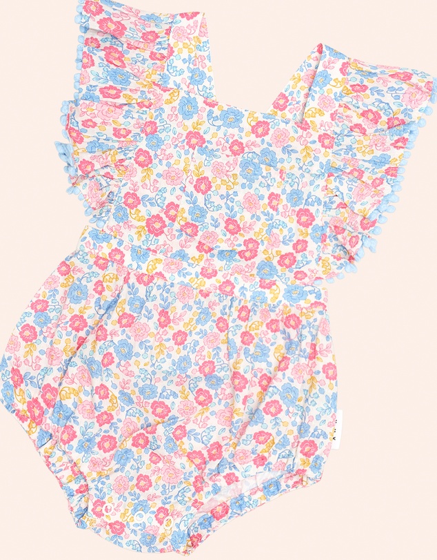 Huxbaby - Vintage Floral Playsuit - Babies