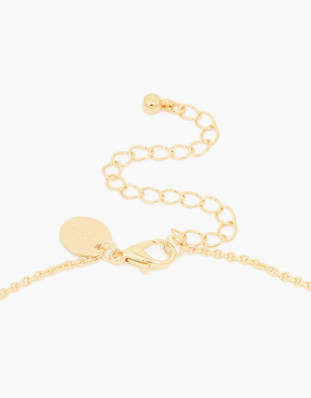 Lovisa - Gold Plated Bezel Cubic Zirconia Y-Necklace