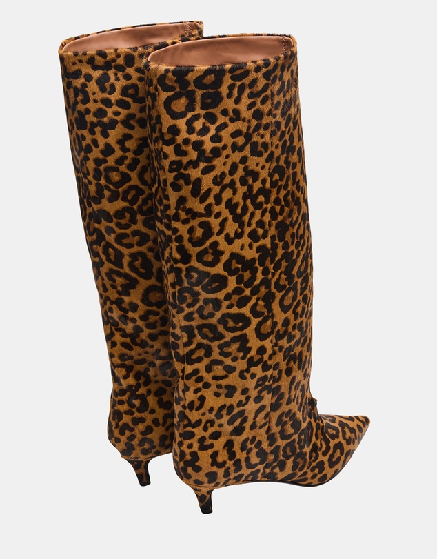 Steve Madden - Luca-L Leopard Heeled Boots