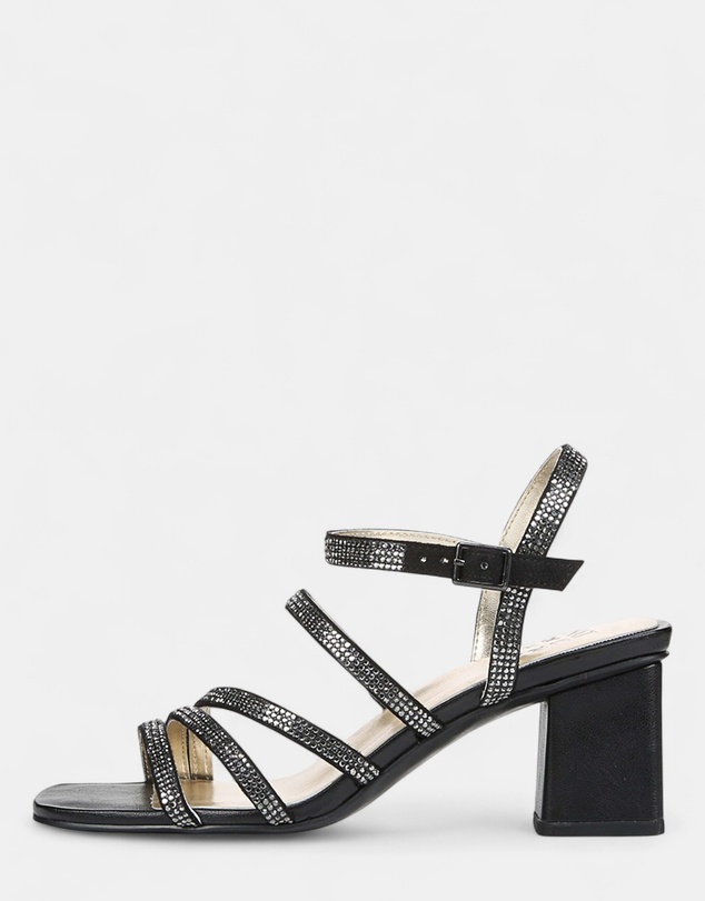 Naturalizer - Niko Dress Sandal - Black Sparkle