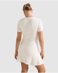 Forever New - Rosa Stitched Interest Knitted Mini Dress
