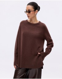 Minima Esenciales - Emi Oversized Wool Cashmere Blend Knit