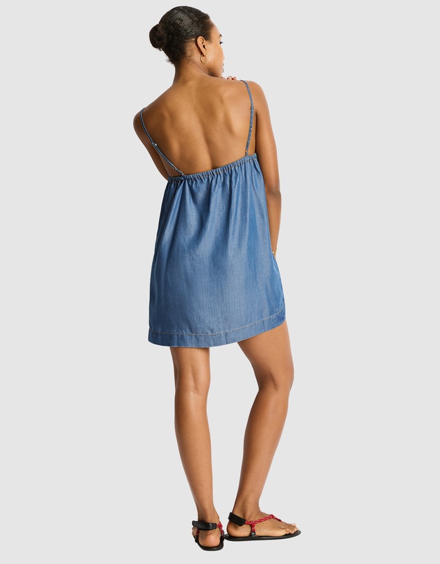 Sea Level Australia - Denim Surf Shift Short Dress