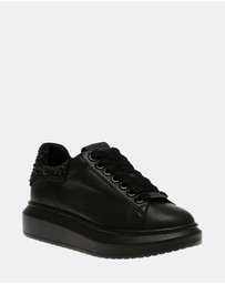 Steve Madden - Gaze-R Black/Black Sneakers