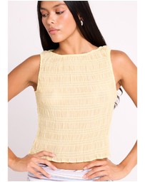 Subtitled - Amalia Shirred Top