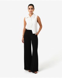 Forcast - Kia Cotton Sleeveless Shirt