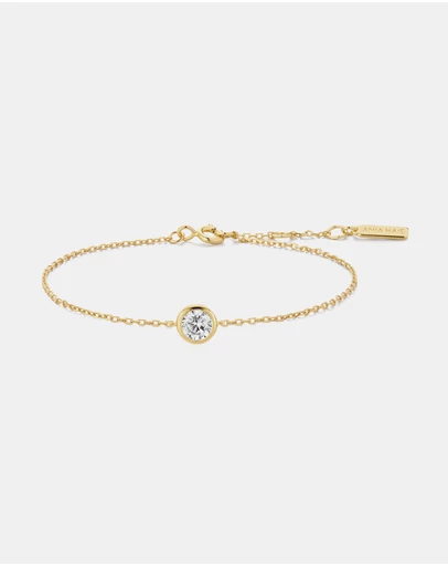 Ania Haie - Ania Haie Gold Solitaire Bracelet