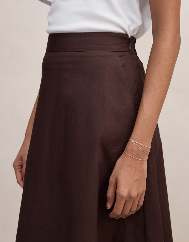 Forever New Petite - Chrissy Petite Cotton Midi Skirt