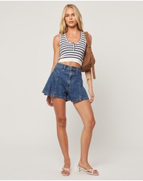 Abrand - 94 Pleated Shorts Bella
