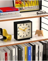 Newgate - Newgate Amp Mantel Clock Black With Yellow Hands