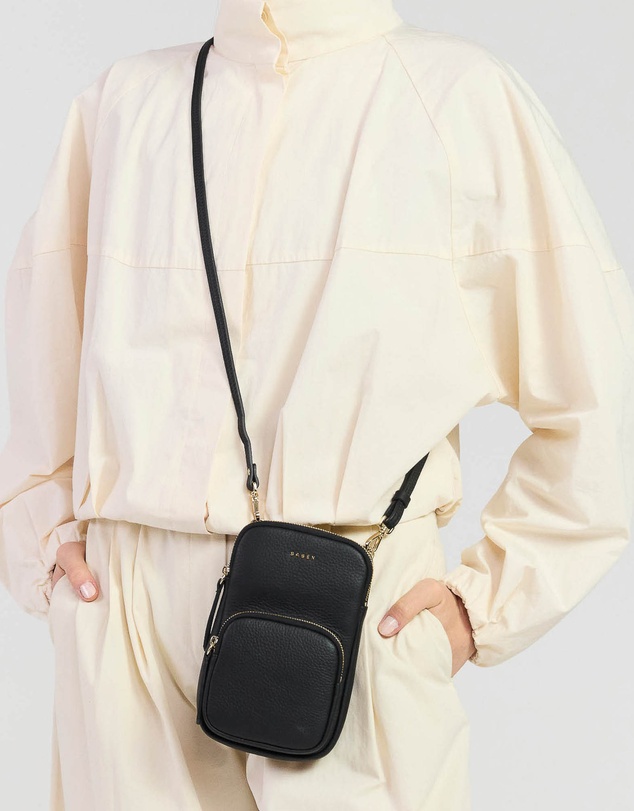 SABEN - Nikko Luxe Pocket Phone Sling Black