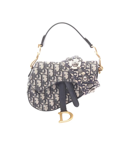 Pre-Loved by Azura Reborn - Pre-Loved Mini Oblique Canvas Saddle Bag