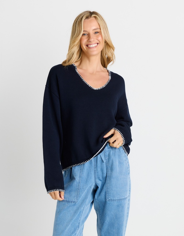Betty Basics - Ascot Stitch Sweater
