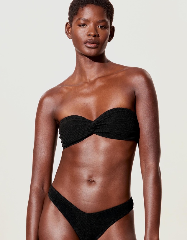 & Other Stories - Textured Bandeau Bikini Top