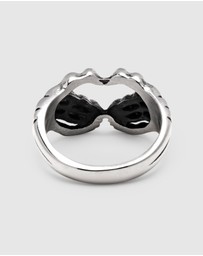 Nialaya Jewellery - Men's Vintage Skeleton Ring