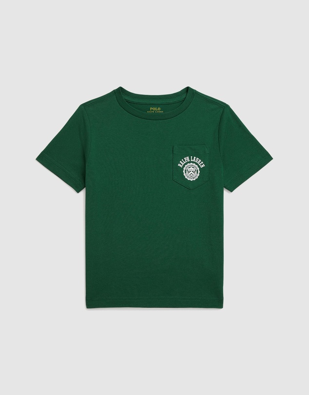 Polo Ralph Lauren - Logo Cotton Jersey Pocket Tee - ICONIC EXCLUSIVE - Kids-Teens