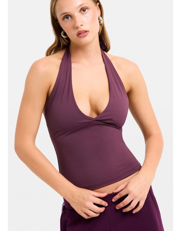 General Pants Co. Basics - Plunge Halter Top