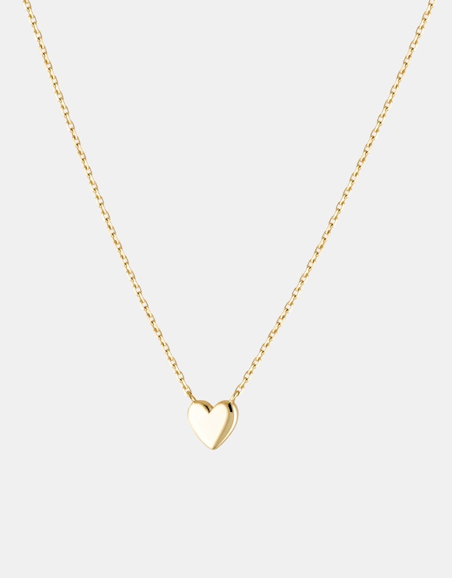 Luna Rae - Solid Gold - Little Heart Necklace