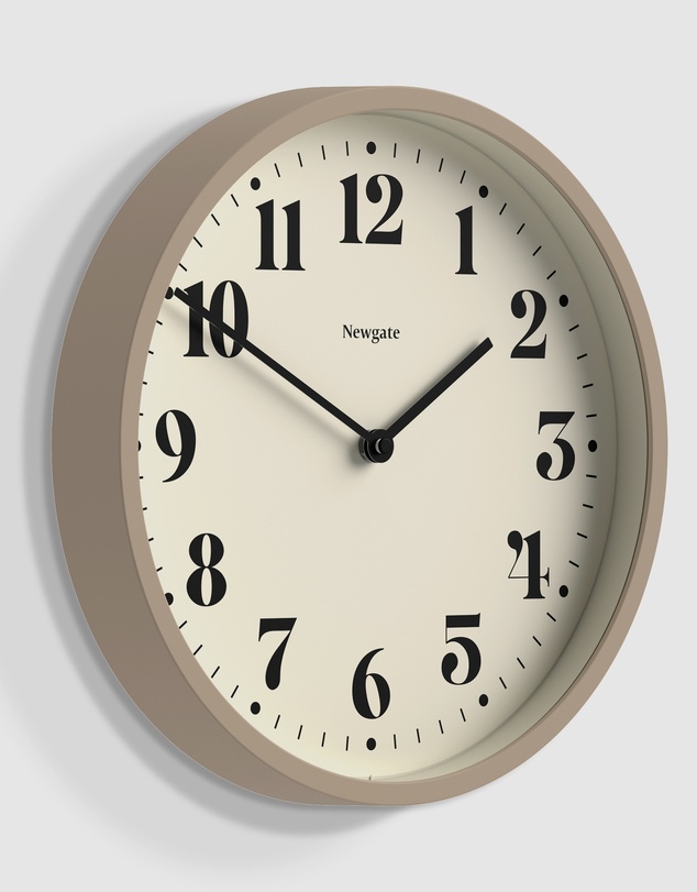 Newgate - Newgate Number Four Wall Clock Matte Stone