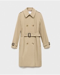 M.N.G - Classic Trench Coat With Belt