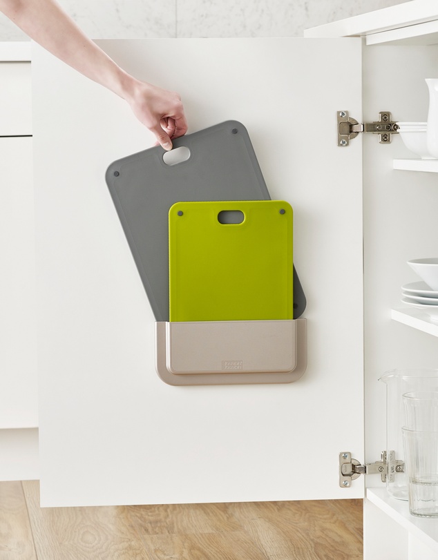 Joseph Joseph - DoorStore™ Chop 2-piece Chopping Board Set with In-cupboard Storage Case