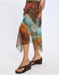 Jaded London - Mesh Wooden Trim Dress