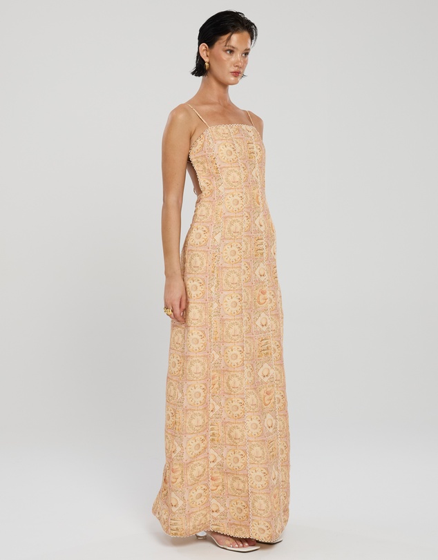 Winona - Morska Panel Midi Dress