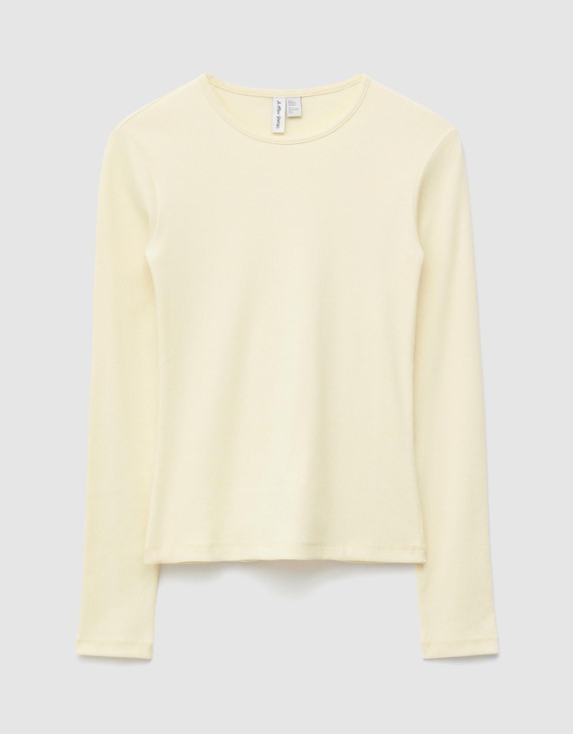 & Other Stories - Ribbed Long-Sleeve Top