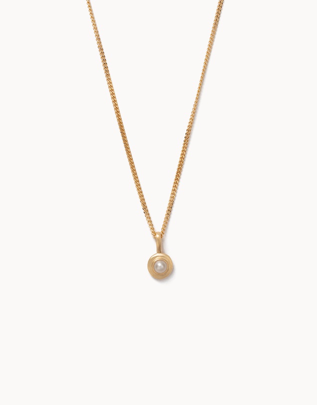 Kirstin Ash - Birthstone Necklace June Freshwater Pearl