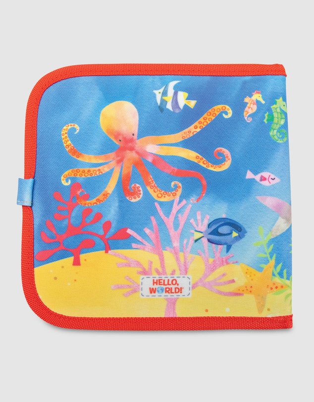 Jaq Jaq - Jaq Jaq Bird - Doodle It & Go Erasable Book - Hello, World - Ocean