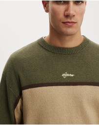 Cotton On - Panelled Crew Knit