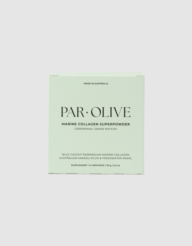 Par Olive - Marine Collagen Superpowder (Ceremonial Grade Matcha) Travel Set