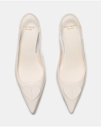 Kate Spade - Lover Slingback Kitten Heels