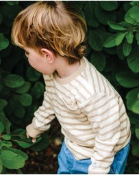 Kynd Baby - Stripe Top in Mocha Stripe