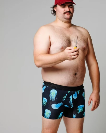 Budgy Smuggler - Men's Underwear Trunks in Box Jelly Fish