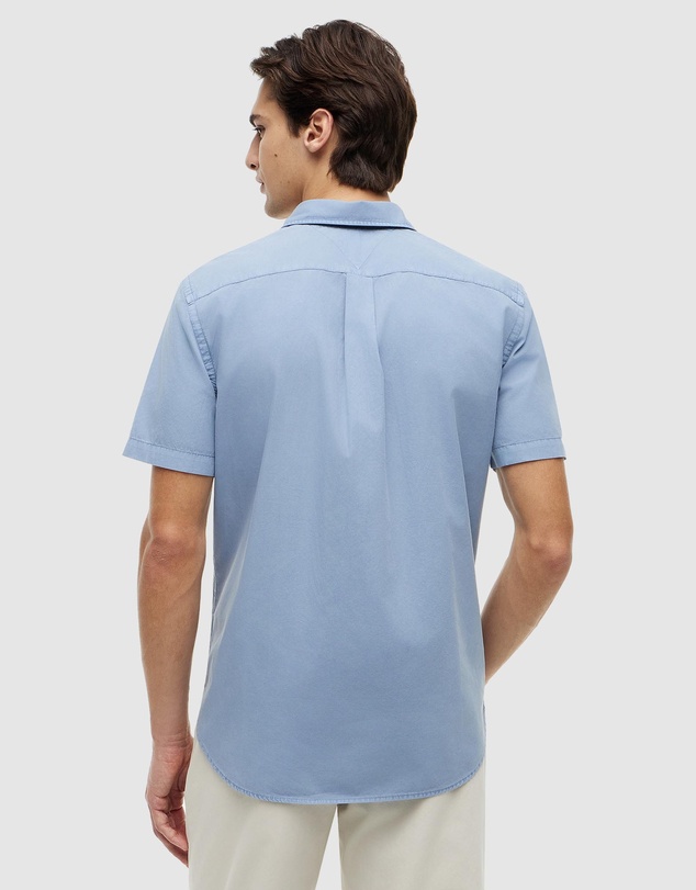 Tommy Hilfiger - Regular Fit Washed Poplin Short Sleeve Shirt