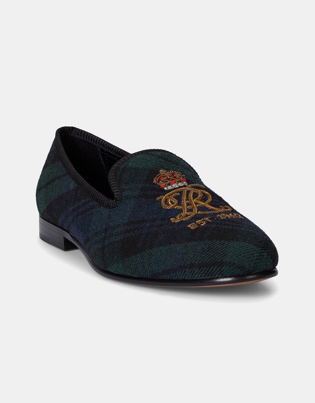 Polo Ralph Lauren - Paxton Bullion-Crest Plaid Loafer - Men's