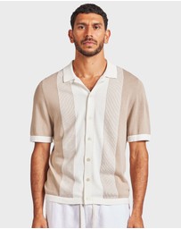 Academy Brand - Jackson Stripe Knit SS Shirt