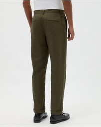 AERE - Tapered Cotton Twill Trousers