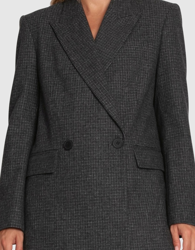 Belle & Bloom - Big Brother Talk Wool Blend Blazer