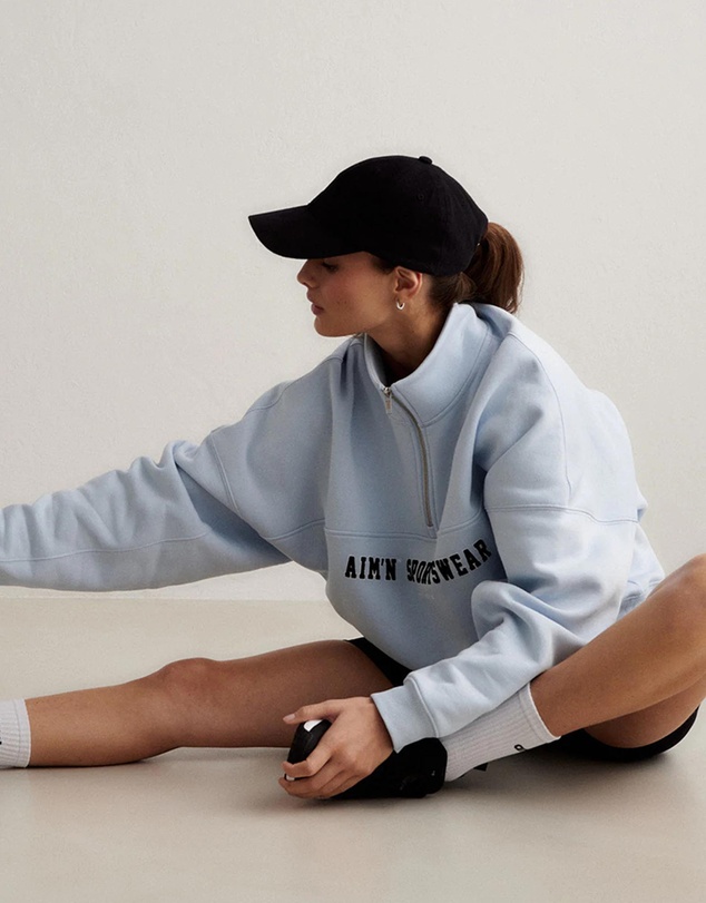 Aim'n - Varsity Sweat Half Zip