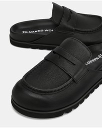 Naked Wolfe - Cord Black Pebble Leather