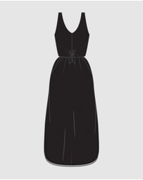 Miraclesuit Shapewear - Tali Sleeveless Knot Waist Shaping Dress With Pockets