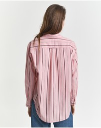 Gant - Relaxed Fit Classic Striped Poplin Shirt