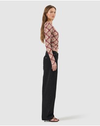 Rolla's - Field Lines Long Sleeve Top